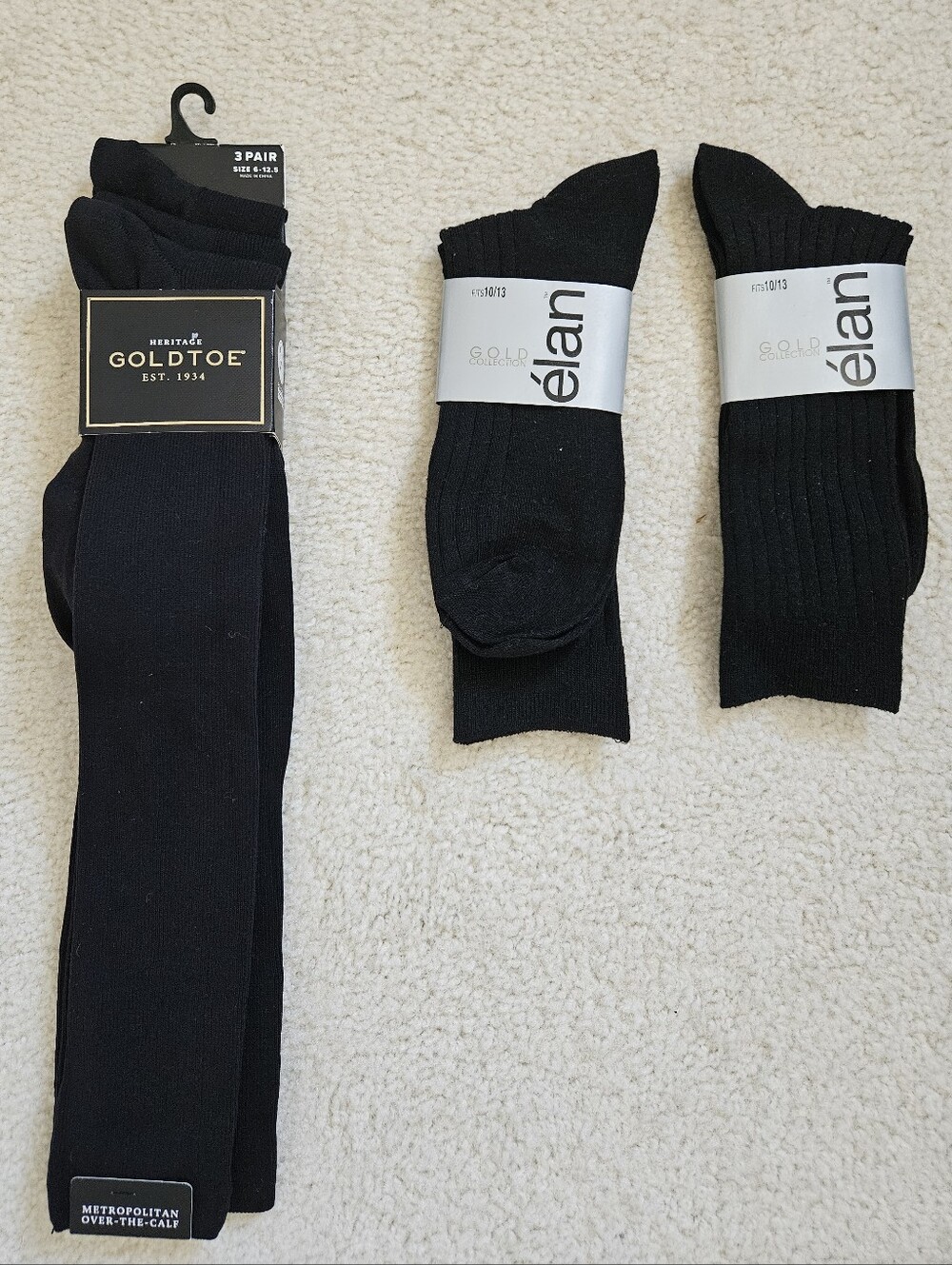 GOLD TOE & ELAN MENS SOCKS